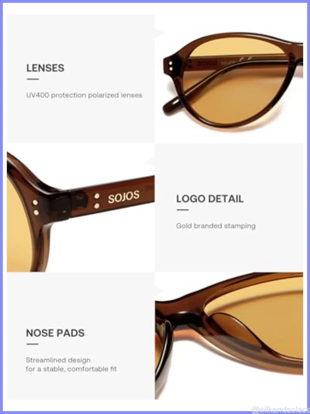 Retro Aviator Polarized Sunglasses UV Protection Unisex Shades
